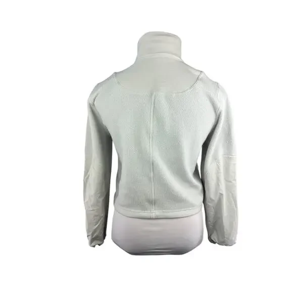 Lululemon Fleece Ripstop Hiking Pullover Women's Size 6 Bone Mockneck Sweatshirt - Picture 11 of 16